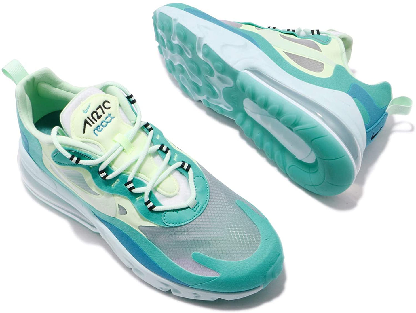 Nike Air Max 270 React Hyper Jade Frosted Spruce Shoes For Man And Boys AO4971-301