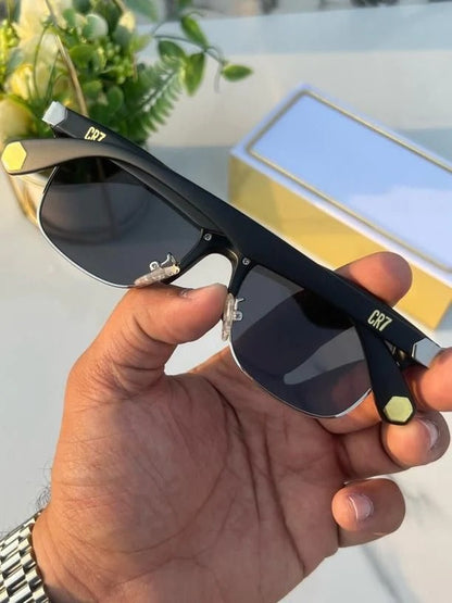 Cartier CR7 Sungalss With Black Lense CR-SUN-07 Monclear Black lense Sunglass For Men's And Women's Or Girls