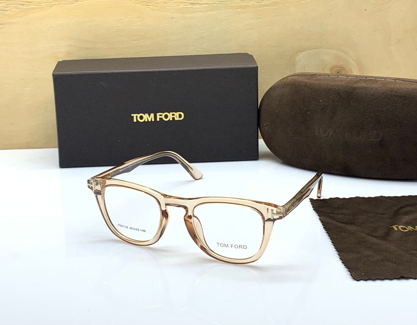 Tom Ford Latest Acrylic Design Sunglasses With Transparent lens With Transparent Frame Sunglass For Men's Women's Or Girl With Acrylic Frame Stylist Sunglass TF-9273