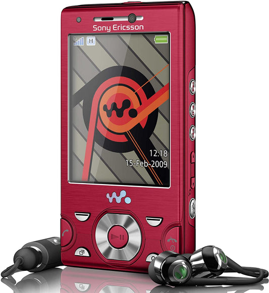 Restored Sony Ericsson W995i Energetic Red Mobile Phone No Contract, No Branding, No Simlock W995i-Red