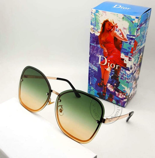 Dior Multi Color Glass Men's Women's Sunglass for Man Woman or Girl DR-B-44 Gold Black Frame Gift Sunglass