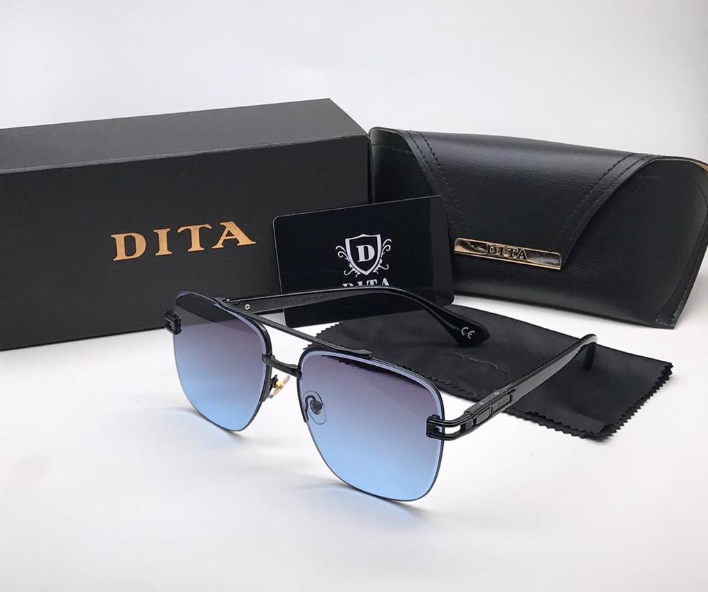 Dita Multi Color Black Frame Glass Man's Women's Sunglass Dt-244 Silver & Black Stick Gift Sunglass