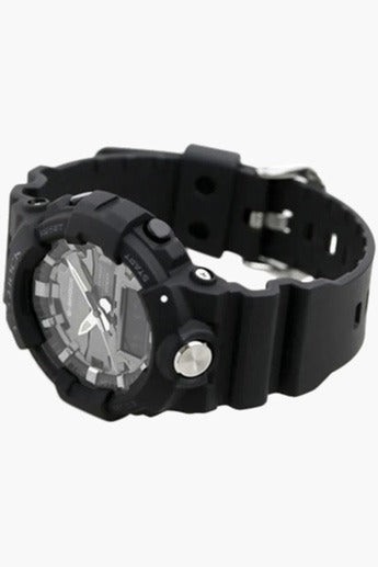 Casio G-Shock Analog Digital Black Belt Men's Watch For Man GA-810MMA-1ADR Silver Color Dial Day And Date Gift Watch