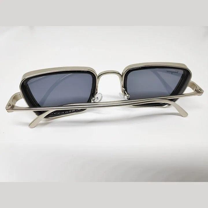 Husky Dusky Blue Color Glass Silver Frame Men Women Sunglass For Man Woman or Girl SF-98 Gift Sunglass