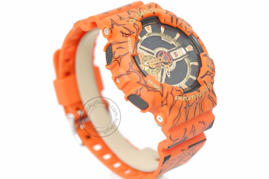 Casio G-Shock x Dragon Ball Z GA110 Analog-Digital Resin Watch For Man GA110JDB-1A4 Multi Color Dial Day And Date Gift Watch