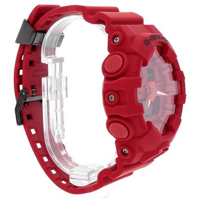 Casio G-Shock Analog Digital Red Belt Men's Watch For Man With Red Dial Gift Watch GA-735C