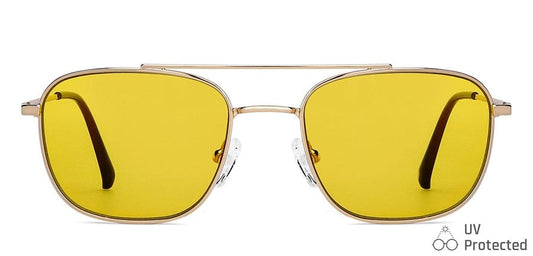 Gucci rectangle full rim gold Sunglass for Man Woman's or Girl GU-1116 Black Stick Frame Gift Sunglass