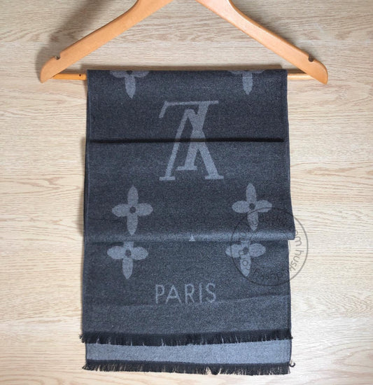 Branded Muffler grey for men or women unisex MUFFLER-LV03