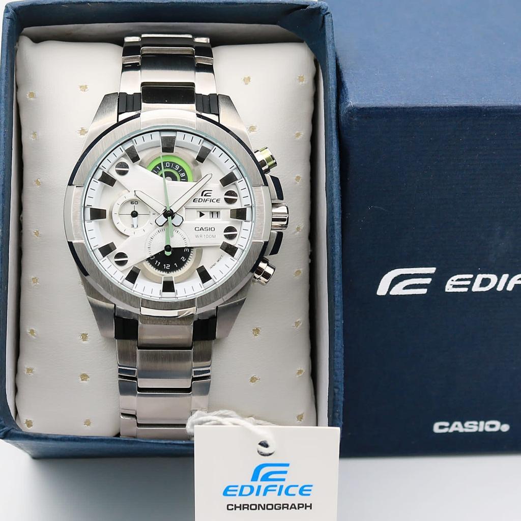 Casio Edifice EFR 540 7AV Silver DialSilver Stainless Steel Chronograp Houseofaww