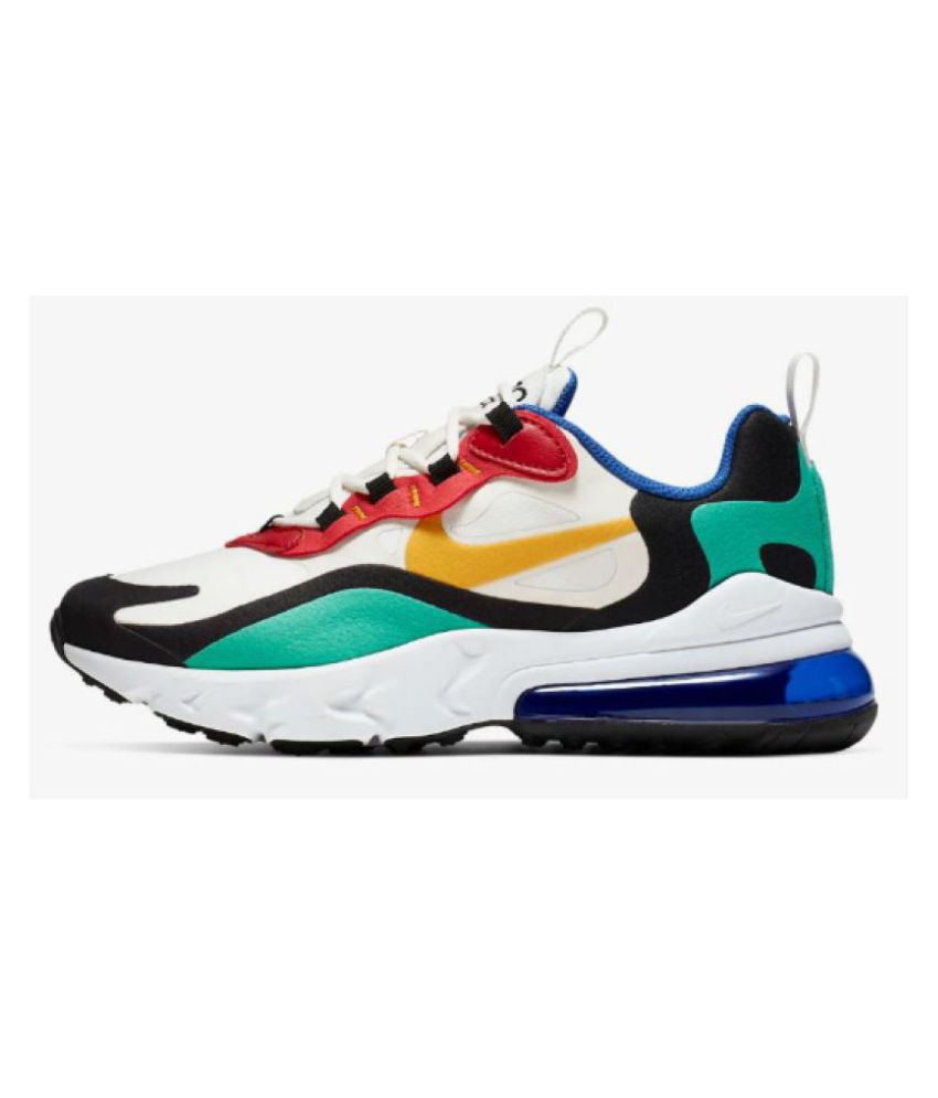 Nike Air Max 270 React Hyper Jade Half Palm Air Track Running Shoes For Men And Women AO4971-001