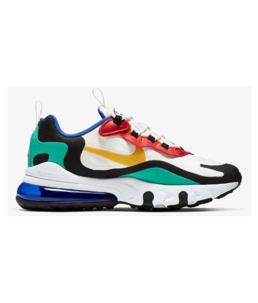 Nike Air Max 270 React Hyper Jade Half Palm Air Track Running Shoes For Men And Women AO4971-001