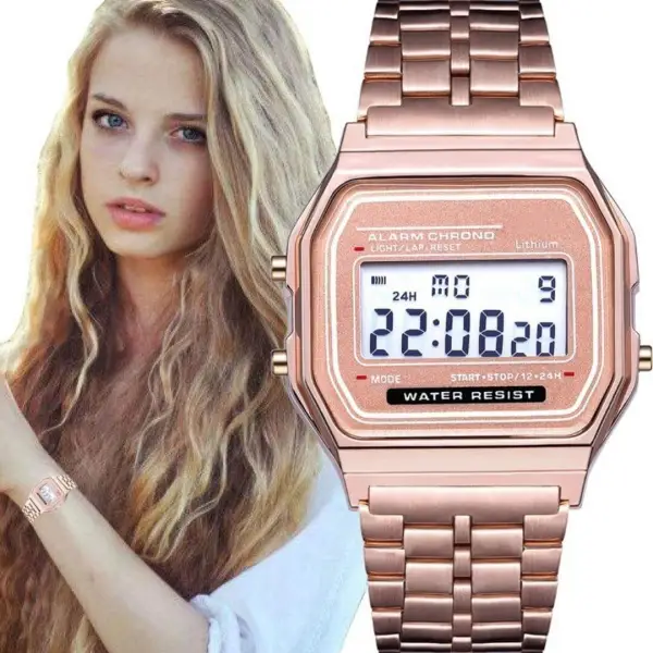 Casio Classic Digital Watch New Era A168W Rose Gold Design Unisex Retro Vintage Melbourn Best digital Gift Ever