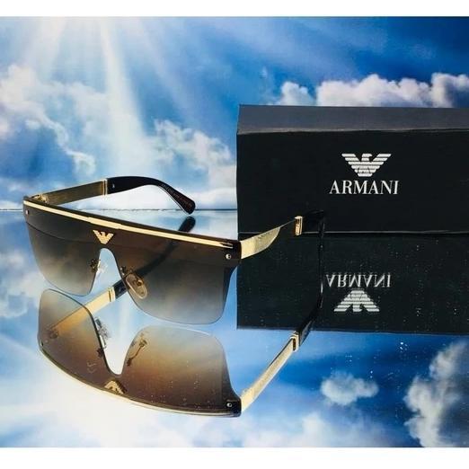 Armani Branded Brown Glass Men's and Women's Sunglass For Man and Woman Or Girls ARM-33 Multi Color Stick Unisex gift Sunglass