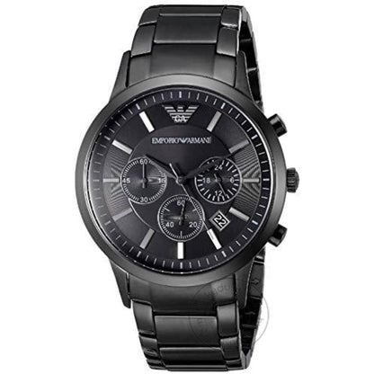 EA Chronograph Analog Black Dial Men's Watch AR2453