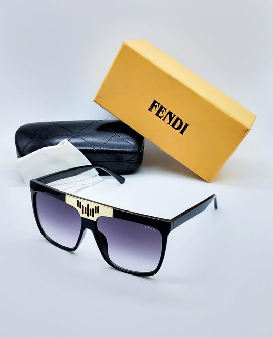 Fendi Branded Men's Sunglass For Men's Purple Shade Sunglass With Black Stick FN-772 For Man