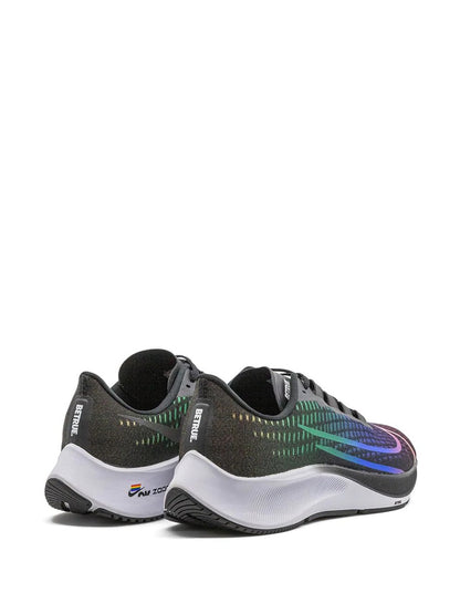 Nike Air Zoom Pegasus 37 Be True Black White Multi-Color Shoes For Man And Women CV0266-001