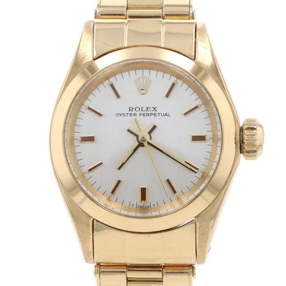 Rolex Oyster Perpetual Silver White Dial With Gold Case Swiss Automatic Watch With Rose Gold Stainless Steel Strap Watch For Men's-Best For Stylist Look RLX-67199