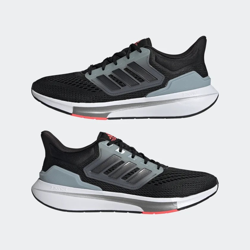 Adidas Performance Equipment 21 Run Sports Shoes  Black/Carbon/Magic Grey Shoes For Men And Women GZ0604