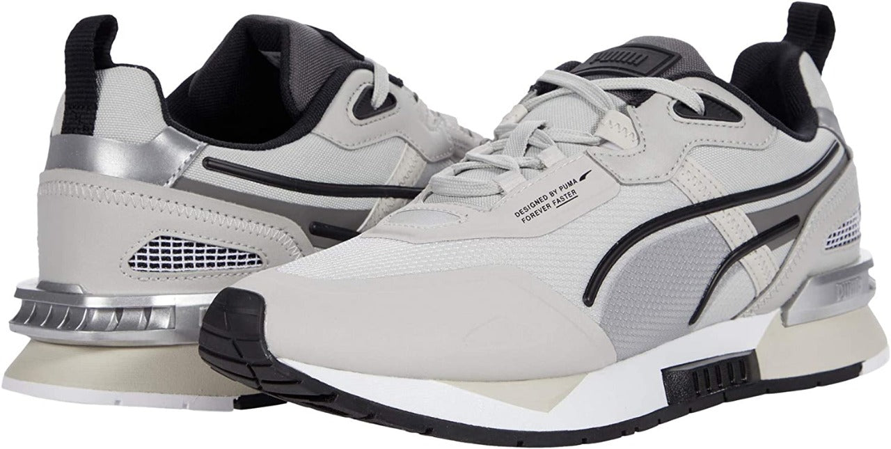 Puma Mirage Tech Core White Grey Violet Shoes For Men And Women 381119-02