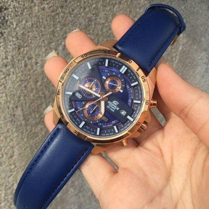 Casio Edifice Chronograph Blue Dial Watch For Men Efr EFR-559