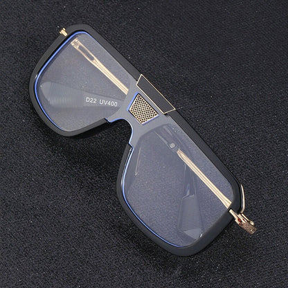 Dita Transparent Glass Fashion Black Frame Sunglass For Men And Women DT-3723