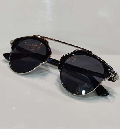 Dior Black Color lens With Black frame Sunglass for Man Woman's or Girl DR-432 Black Stick Frame Gift Sunglass