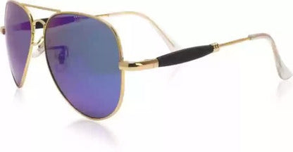 Rayban Stylish Blue Glass Men's And Women's Sunglass Heavy Quality Multi Color Stick RB-24