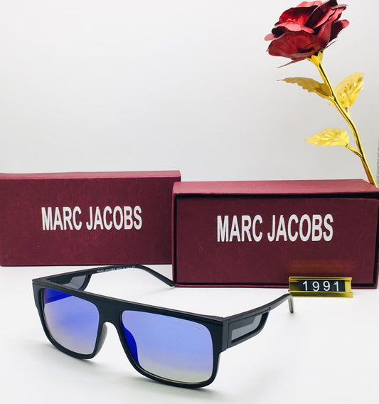 Marc Jacobs Branded Blue Glass Men's Sunglass For Man MJ-1991 Black Frame Gift Sunglass