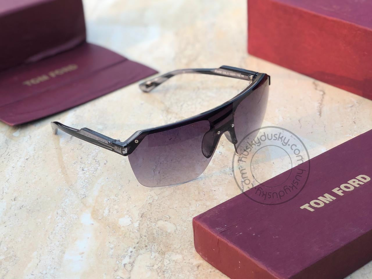 Tom Ford Latest Design Purple Color Sunglass Men's Women's For Man Woman or Girl TF-501 Black Frame Sunglass