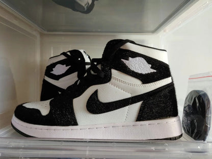 Air Jordan 1 Mid Jet Smoke Black White Shoes For Man And Boys CD0461007