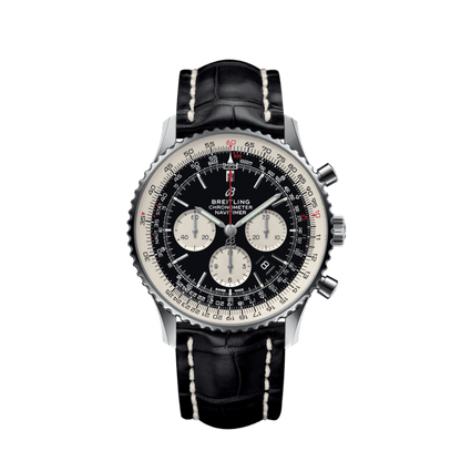 Breitling Men's AB012012-BB01 Navitimer Chronograph AB-BLACKBlack Leather Watch For Man