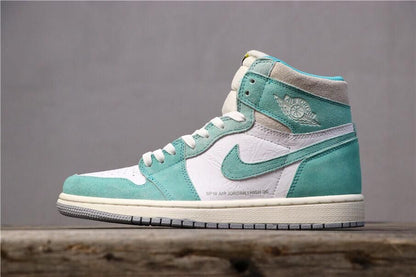 Air Jordan 1 Retro Light Green Shoes For Man And Boys 555088-311