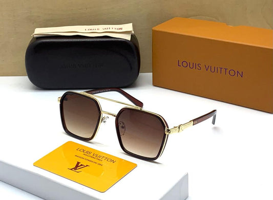 Louis Vuitton Brown lenses And Brown Frame For Men's and Women's Sunglass Unisex Gift Sunglass LV-5465