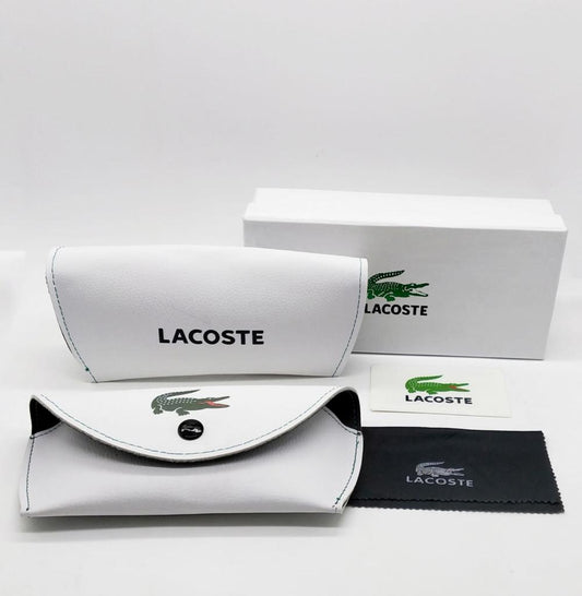 Lacoste Branded Original Sunglass Case With Brand Cover & Dust Cover And Hard Box For All Type of Sunglass LS-BOX