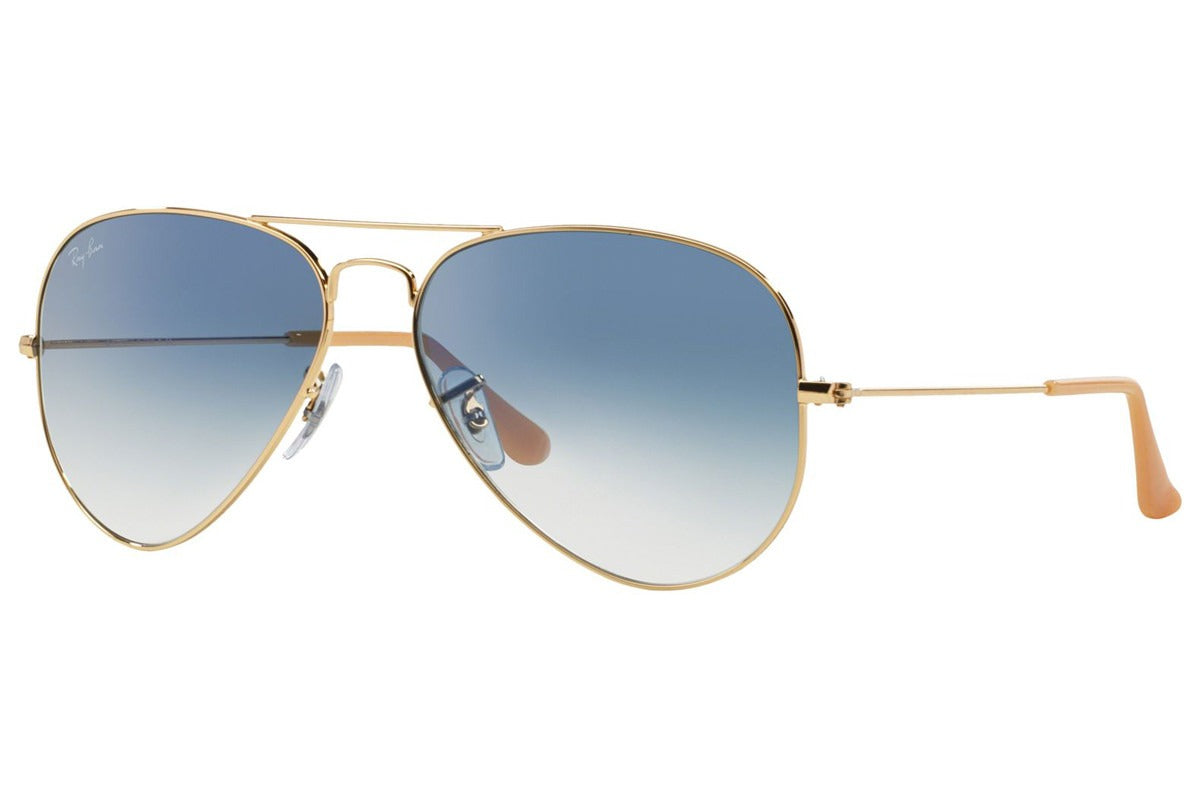 RayBan Gun metal Aviator Men Sunglasses With Gold Stick And Frame Sunglass For Men Women's Or Girls- RB3025 Best Sunglass For Classy Look