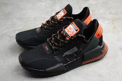 Adidas NMD R1 V2 'Black Solar Red' Running Shoes For Man And Women FW6409