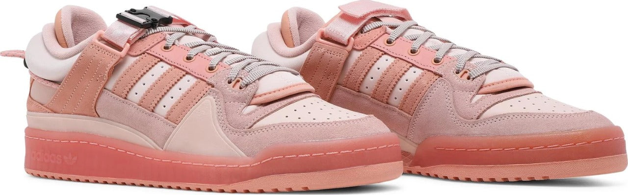 BAD BUNNY X ADIDAS FORUM LOW "PINK EASTER EGG"-GW0265 ( Included All The Accessories )