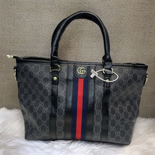 Gucci Trending Tote GG Coated Bag For Women's Or Girls- Best For Travelling And Outdoor Party bag GC-4832-WBG