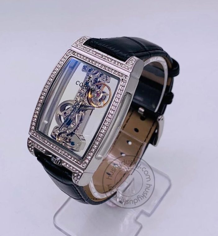 Corum Automatic Watch Good Quality Black Leather Watch for Man A-CR02- Best Gift