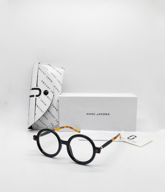 Marc Jacobs Branded Transparent Glass Men's And Women's Sunglass MJ-2363 Black Color Frame Gift Sunglass