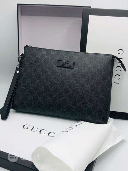 Gucci Black Colour Bag clutch handbag Best Quality Bag For Men?s Pouch GC-8679