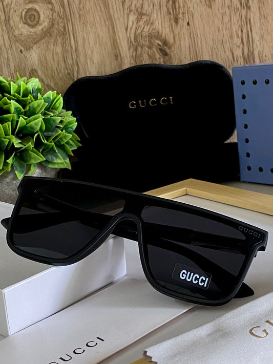 Gucci Branded black Color Design Glass Bold Stick Men's Women's Sunglass Gift Sunglass GU-8975