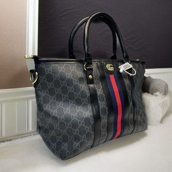 Gucci Trending Tote GG Coated Bag For Women's Or Girls- Best For Travelling And Outdoor Party bag GC-4832-WBG