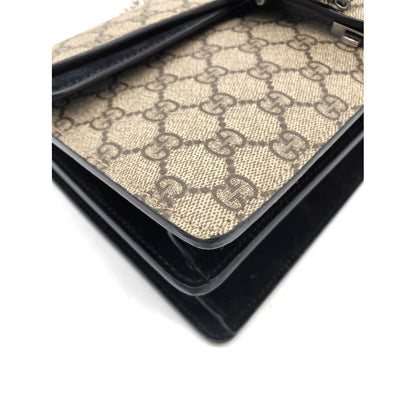 Gucci Padlock Mini Bag Supreme Shoulder Bag Best Quality And Lovely Black GG Supreme Dionysus Bag For Women's Or Girls GC-4332 Best Leather Cross body Shoulder Bag