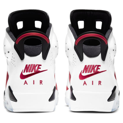 Nike Air Jordan 6 Retro White Black Carmine Shoes For Men And Boys 384665-106