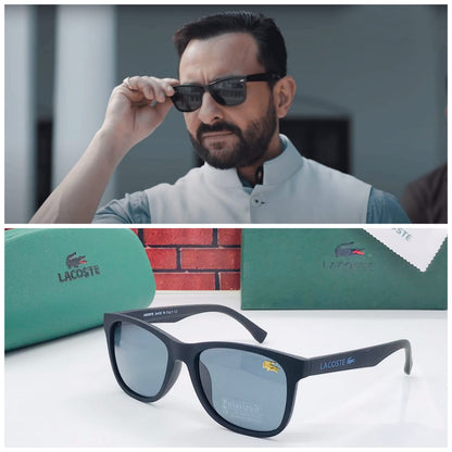 Lacoste Latest design Heavy Quality Sunglasses For Men's Black Frame LA-000