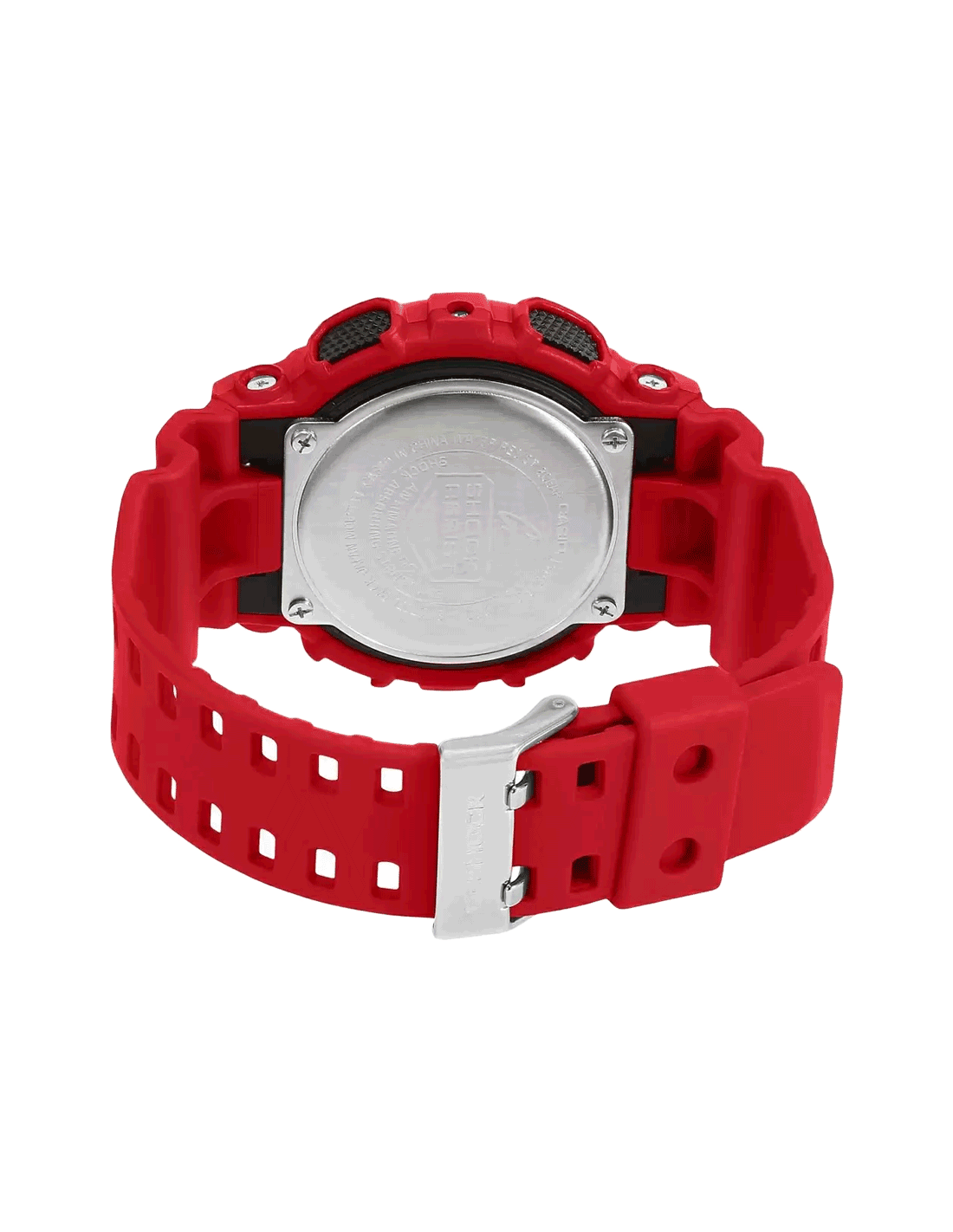 Casio G-Shock Analog-Digital Watch Latest Model With Amazing Features Red Belt And Black Digital Dial BTGA-100B-4A