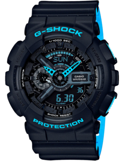 Casio G-Shock Analog-Digital Multi-Color Dial Men's Watch - GA-110LN-1A-gshock watches