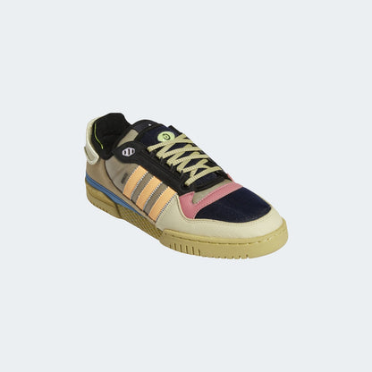 BAD BUNNY FORUM -Adidas Bad Bunny Forum PWR Sand Acid Orange Halo Gold Shoes GZ2009 FOR BOYS ( Included All The Accessories )