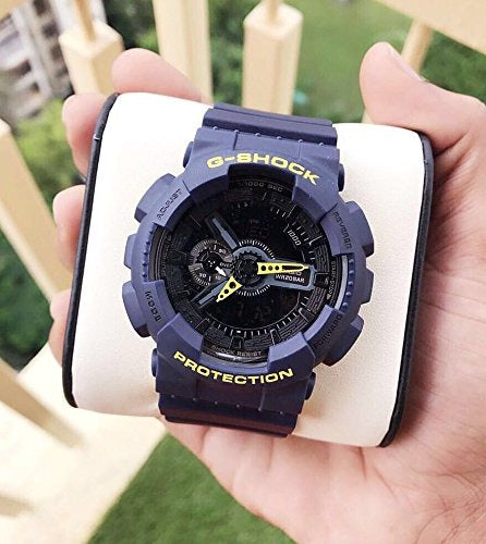 Casio G-Shock Analog top brand luxury set military Digital Watch Men GA-110LN-2ADR Black And Yellow Resin Band Men Sports 200mm Watch